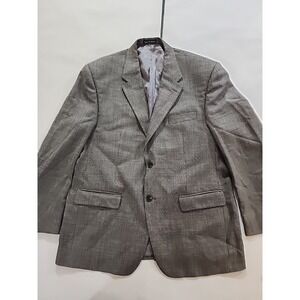 Ralph Lauren Sport Coat Blazer Jacket Men's Size 44R Wool 44 R Gray‎ Black